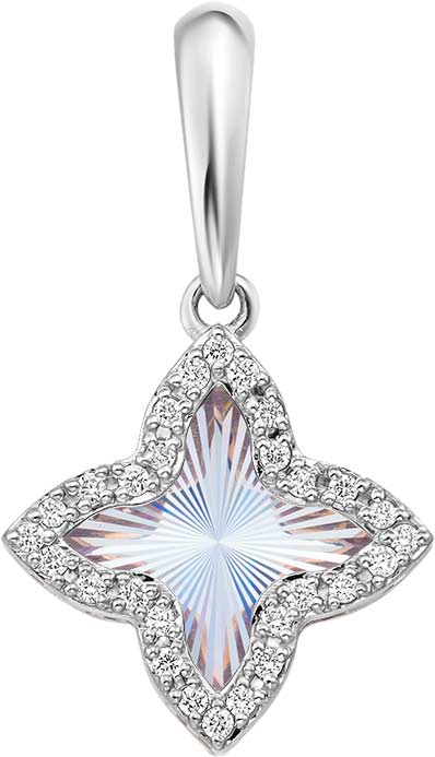 Подвеска из белого золота PRESTIGE Jewelry P-1753-02 с бриллиантами