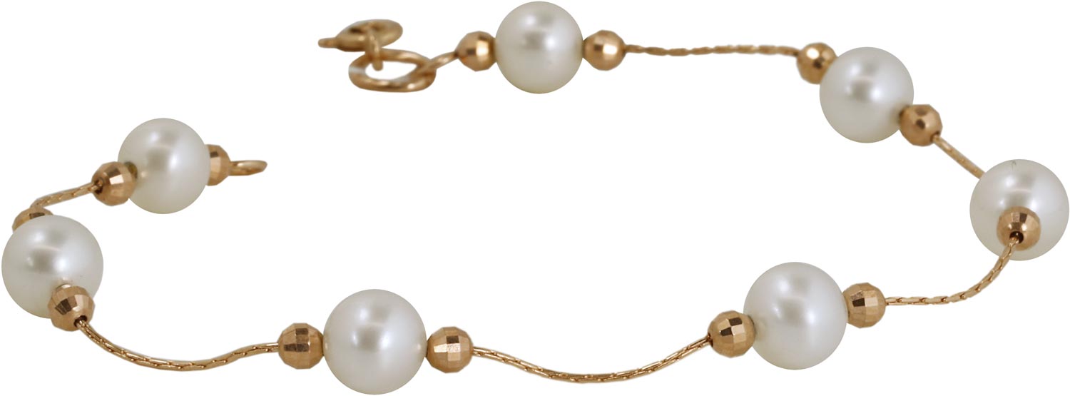 Золотой браслет Prima Exclusive PR757-BRACELETS с жемчугом