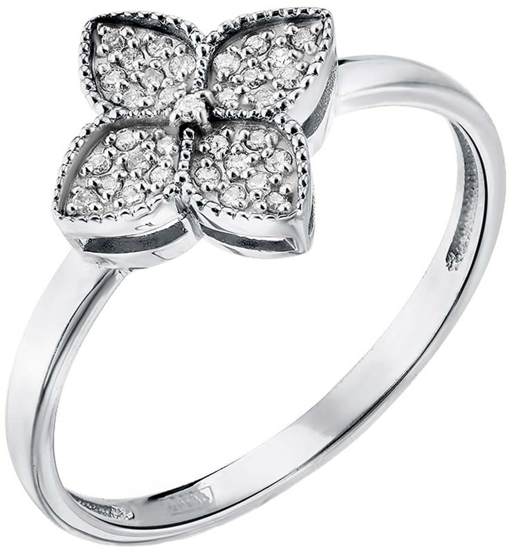 Кольцо из белого золота Primo Prezioso 01-P0080-03-001-01-01 с бриллиантами