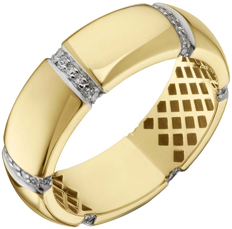 Золотое кольцо Primo Prezioso 01-P0095-05-101-07-01 с бриллиантами