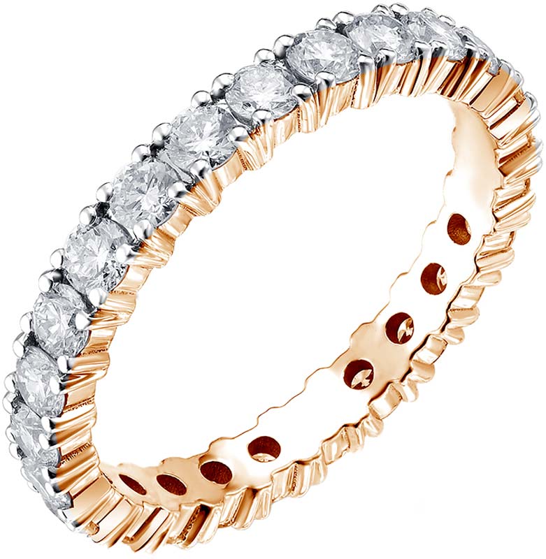 Золотое кольцо Primo Prezioso 01-P0141-01-001-07-01 с бриллиантами