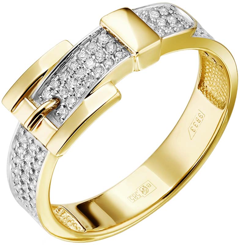 Золотое кольцо Primo Prezioso 01-P0227-05-101-01-01 с бриллиантами