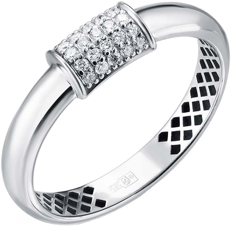 Кольцо из белого золота Primo Prezioso 01-P0241-03-101-07-03 с бриллиантами