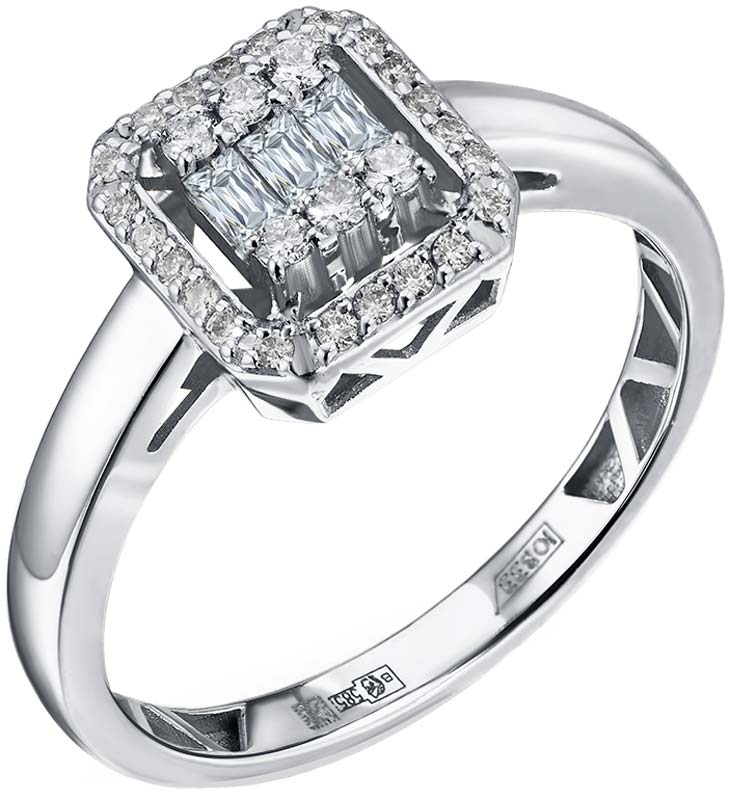 Кольцо из белого золота Primo Prezioso 01-P0521-03-001-07-03 с бриллиантами