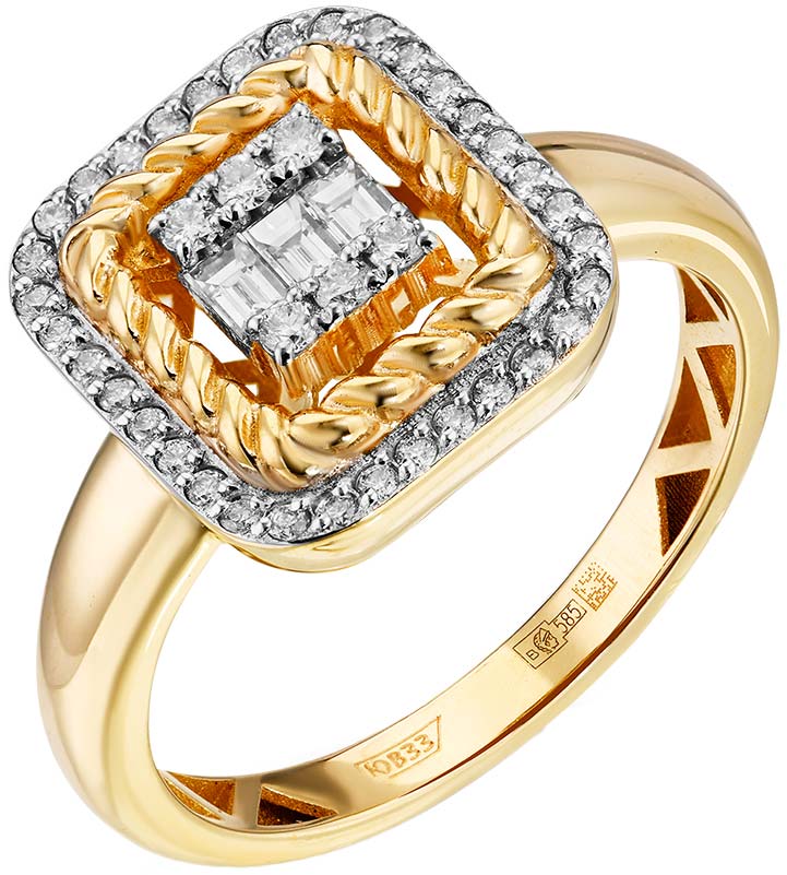 Золотое кольцо Primo Prezioso 01-P0522-05-001-07-01 с бриллиантами