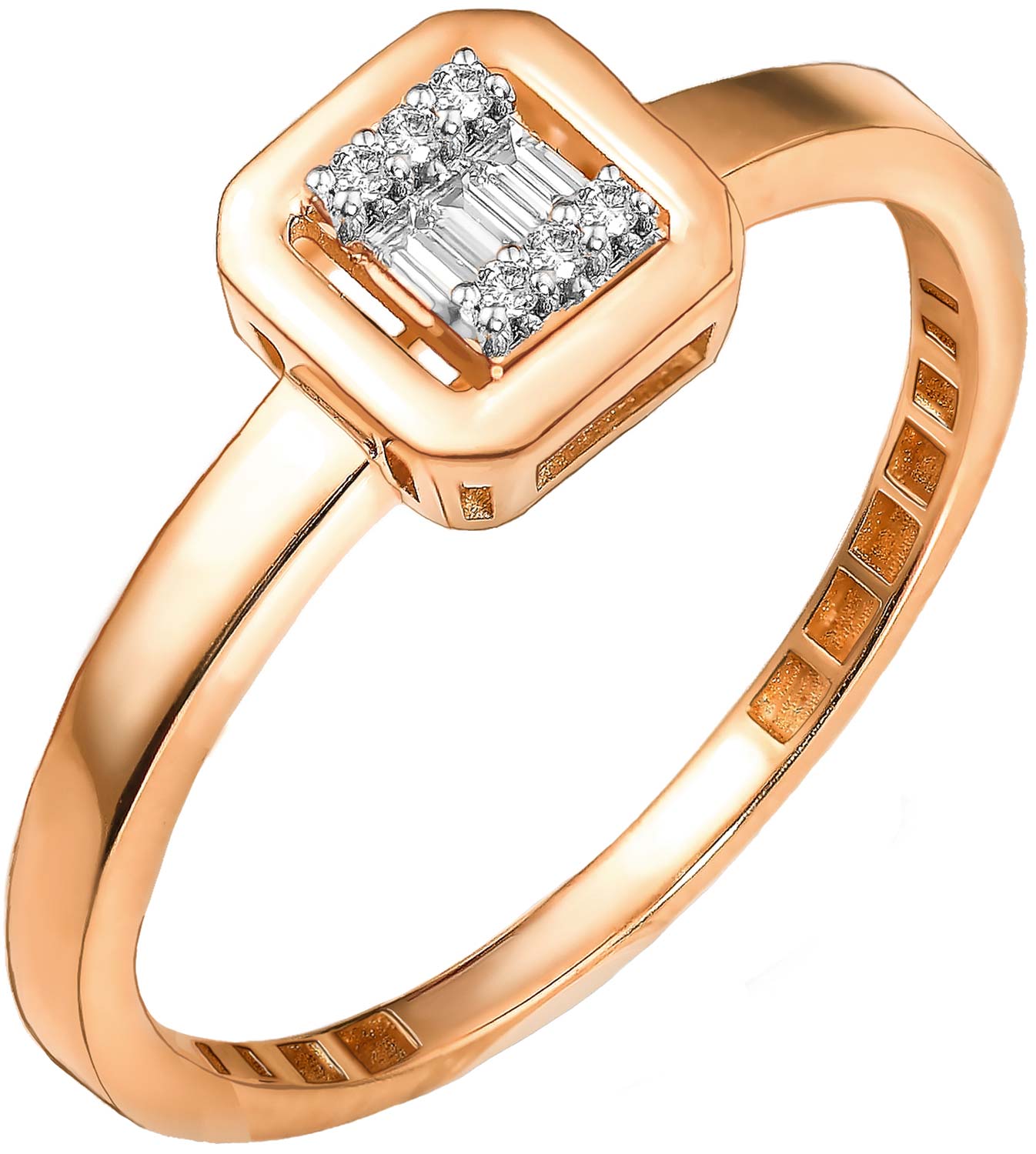 Золотое кольцо Primo Prezioso 01-P0610-01-001-07-01 с бриллиантами