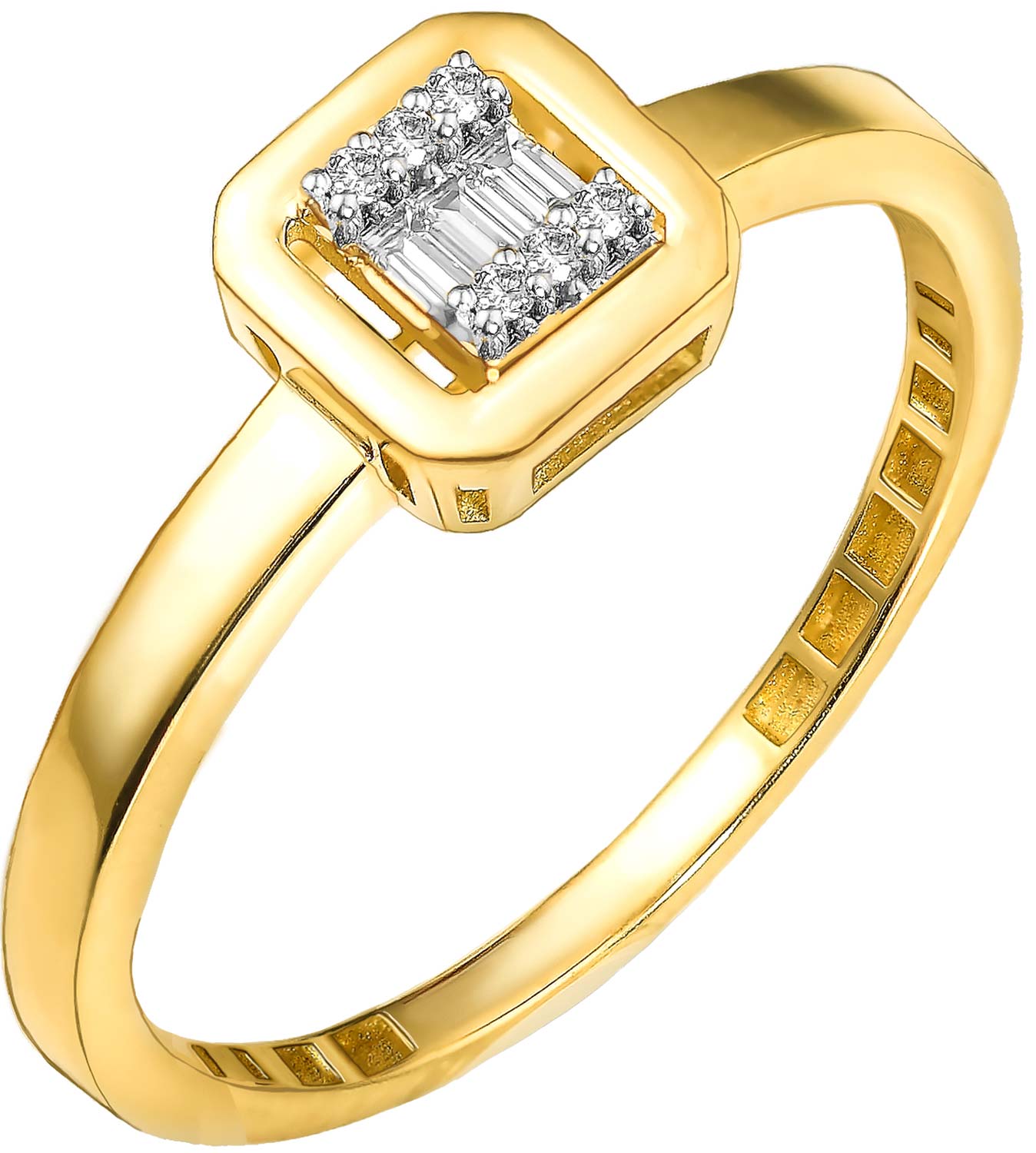 Золотое кольцо Primo Prezioso 01-P0610-05-001-07-01 с бриллиантами