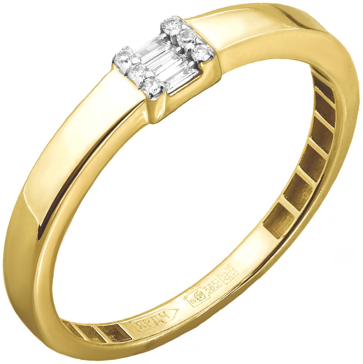 Золотое кольцо Primo Prezioso 01-P0612-05-001-07-01 с бриллиантами