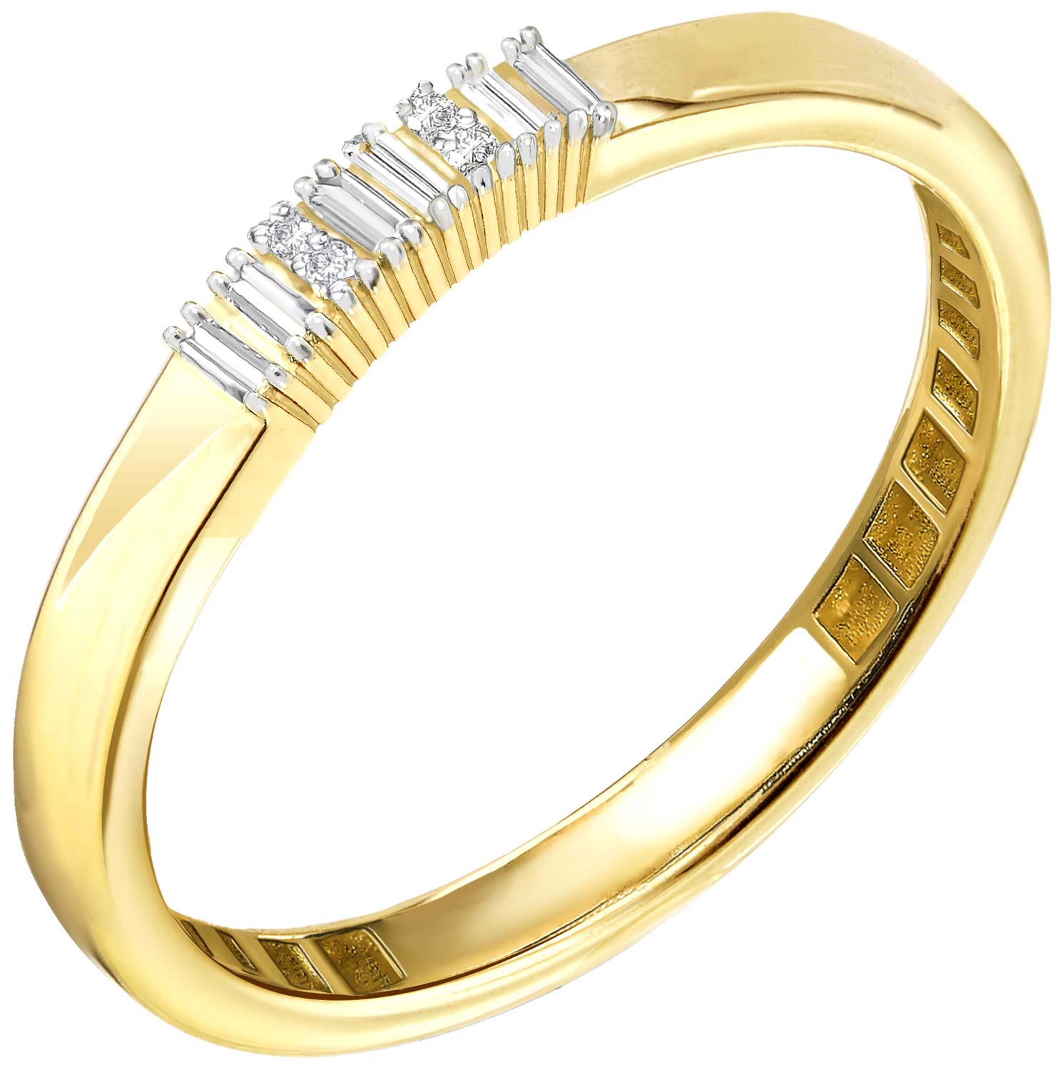 Золотое кольцо Primo Prezioso 01-P0614-05-001-07-01 с бриллиантами