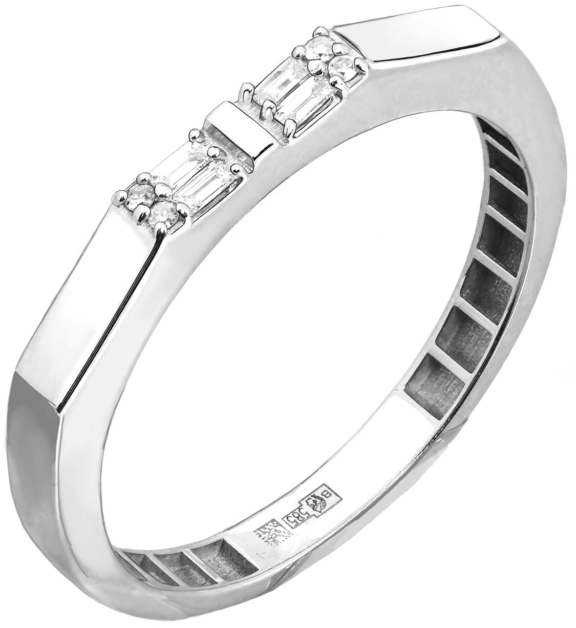 Кольцо из белого золота Primo Prezioso 01-P0660-03-345-07-03 с бриллиантами