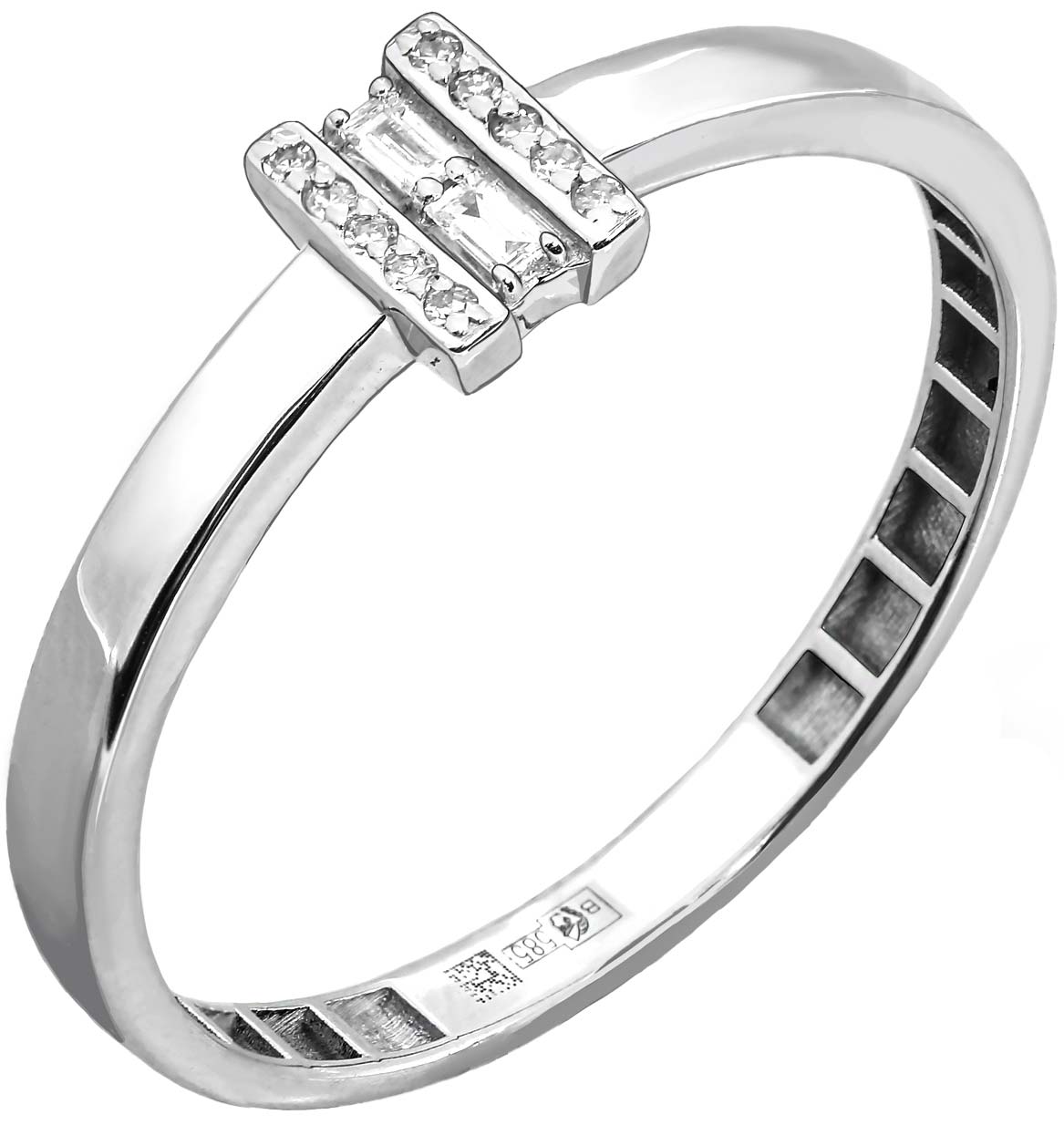 Кольцо из белого золота Primo Prezioso 01-P0662-03-345-07-03 с бриллиантами