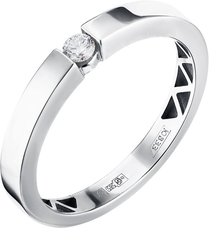 Помолвочное кольцо из белого золота Primo Prezioso 07-P0001-03-001-07-03 с бриллиантом