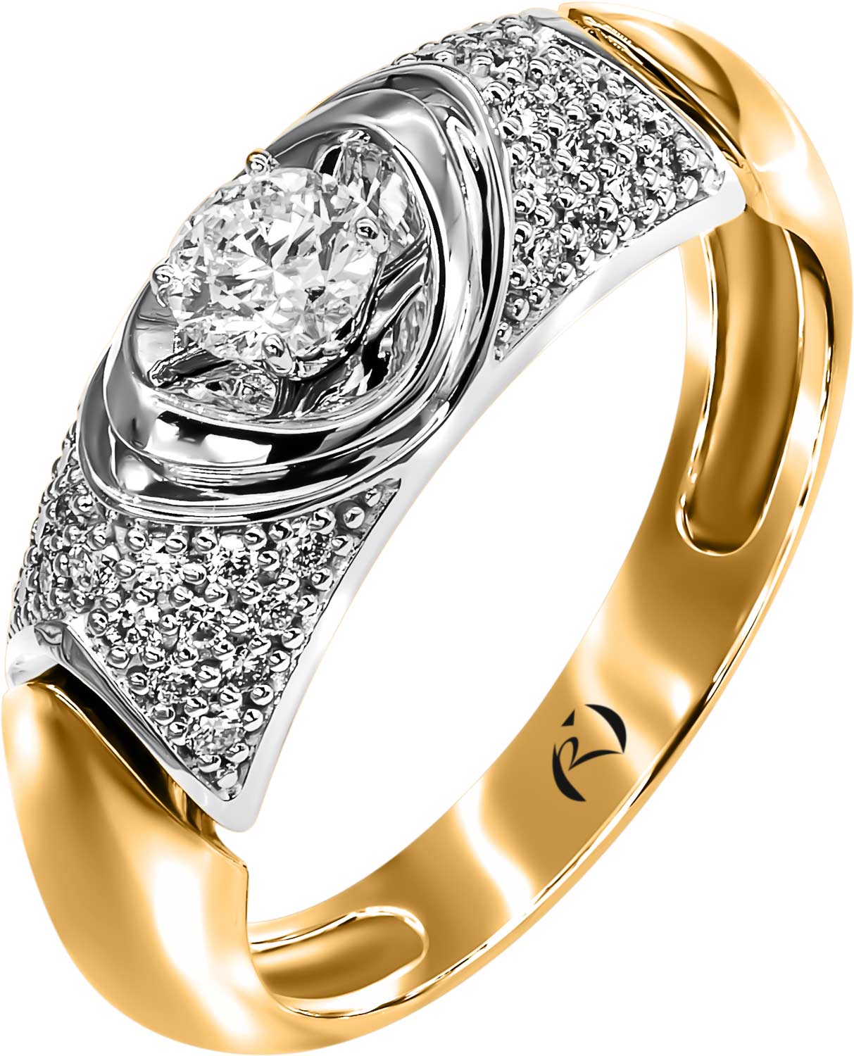 Золотое кольцо Ringo ZK-10134-YW c бриллиантом