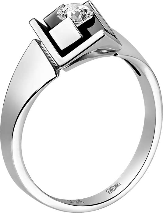 Помолвочное кольцо из белого золота Ringo ZK-7247-W с бриллиантом