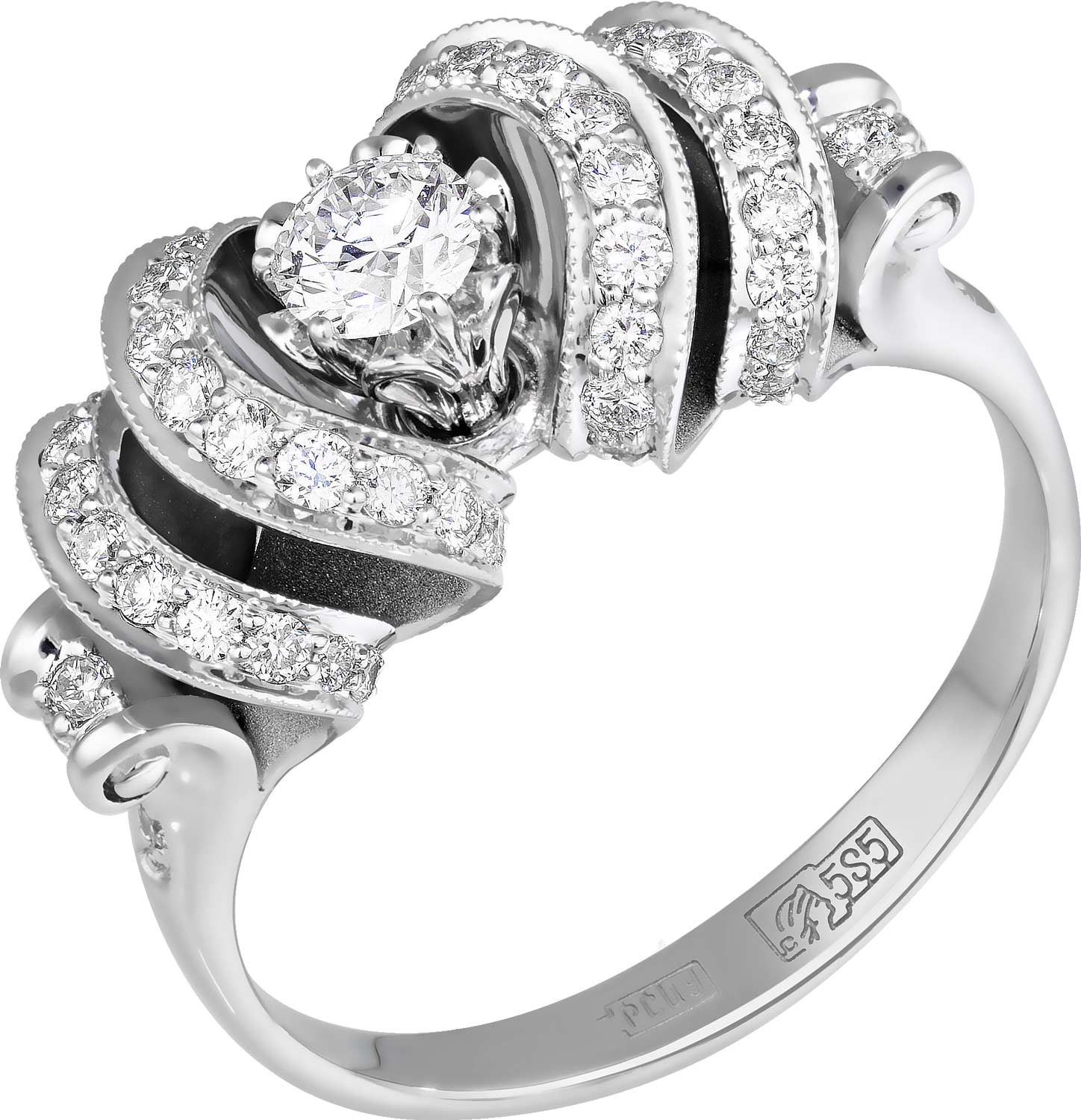 Кольцо из белого золота Ringo ZK-7372-W с бриллиантами