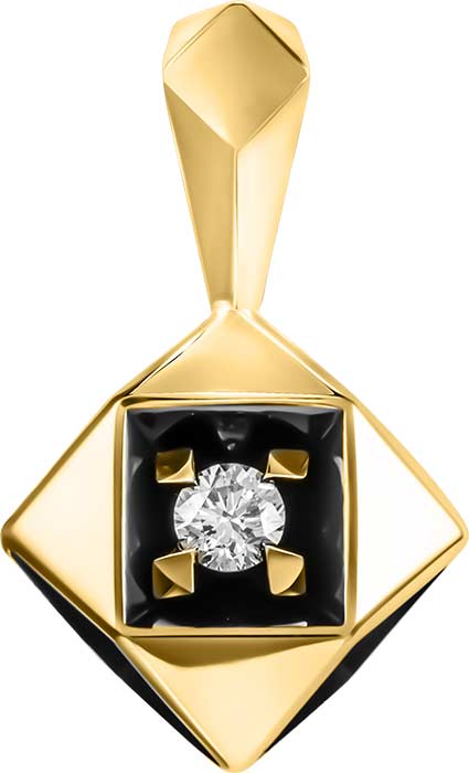 Золотой кулон Ringo ZP-16015-Y c бриллиантом