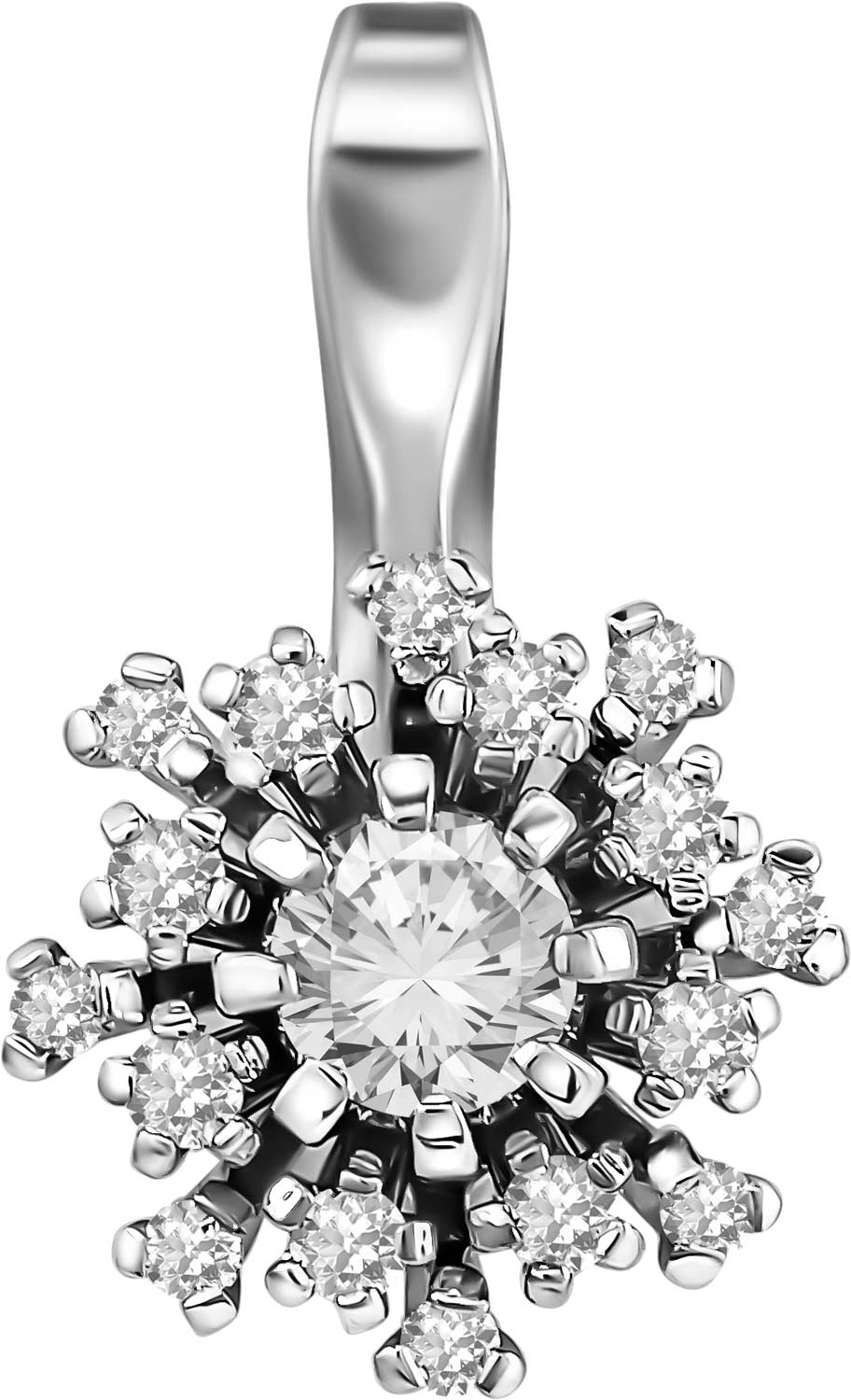 Подвеска из белого золота Ringo ZP-16019-W с бриллиантами