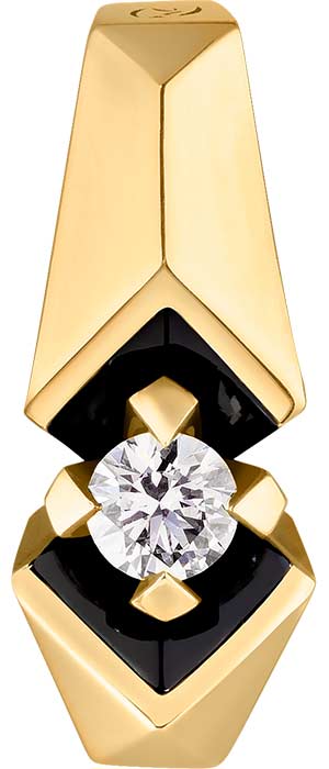 Золотая подвеска бегунок Ringo ZP-9323-Y с бриллиантом