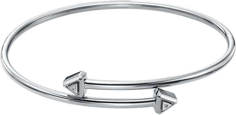 Открытый жесткий браслет из белого золота RoseGrace 14-328-153I1-4B с бриллиантами