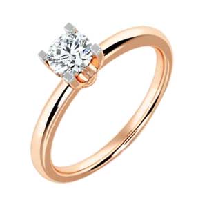 Золотое помолвочное кольцо RoseGrace 5-5632-103-1K с бриллиантом