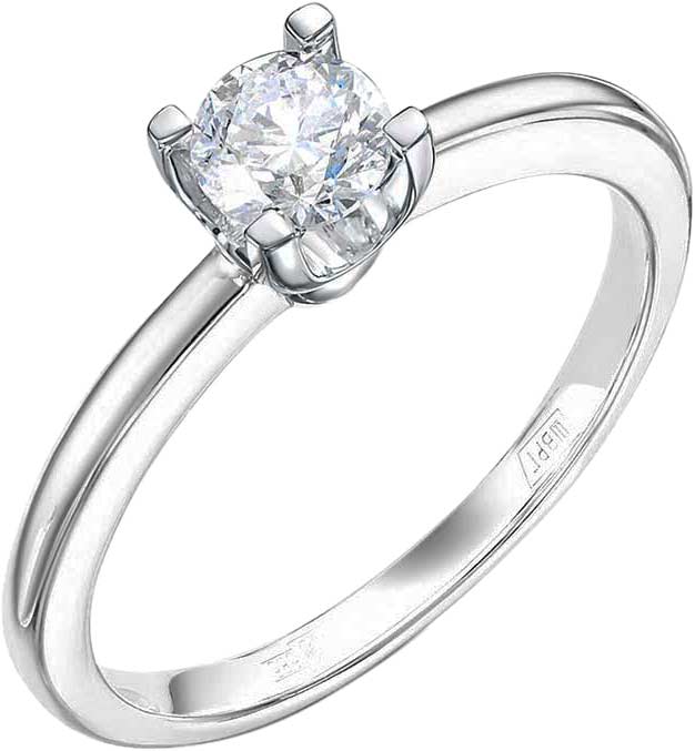 Помолвочное кольцо из белого золота RoseGrace 5-5633-103-1B с бриллиантом