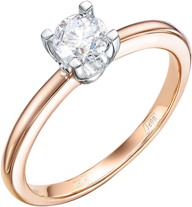 Золотое помолвочное кольцо RoseGrace 5-5633-103-1K с бриллиантом