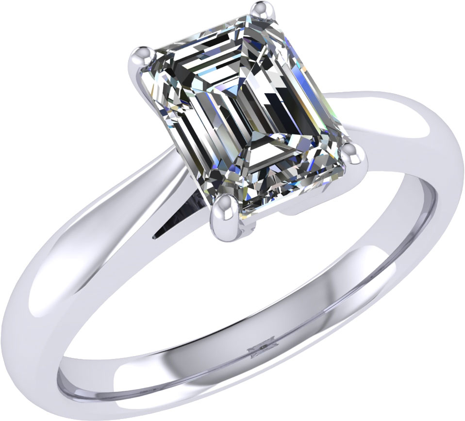 Помолвочное платиновое кольцо RoseGrace 5-7753-100-1P с бриллиантом