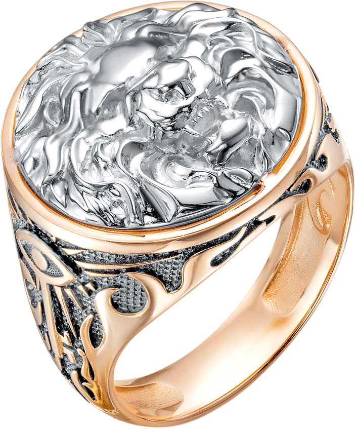 Мужская золотая печатка перстень RoseGrace 5-8786-006-1KB