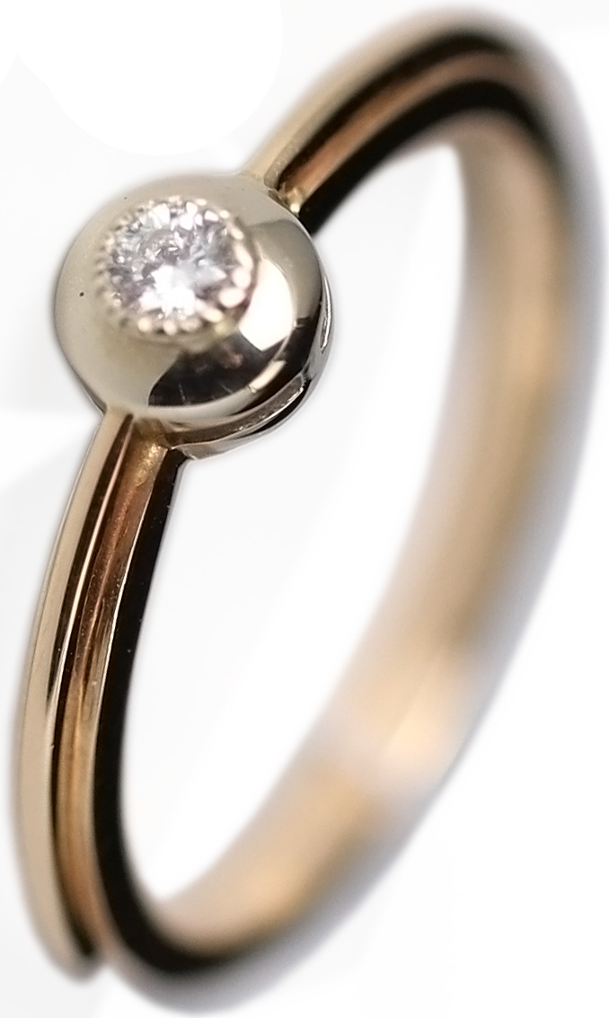 Золотое кольцо Русские Самоцветы 71321 с бриллиантом