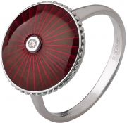 Кольцо Русские Самоцветы 73576-krasnyj-rs