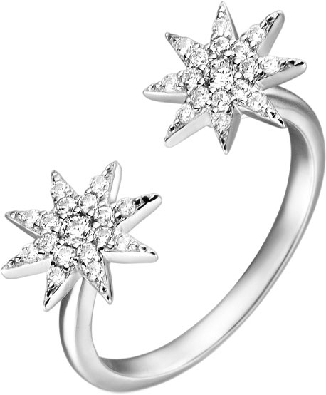 Серебряное кольцо Sandara XCR009 с фианитами