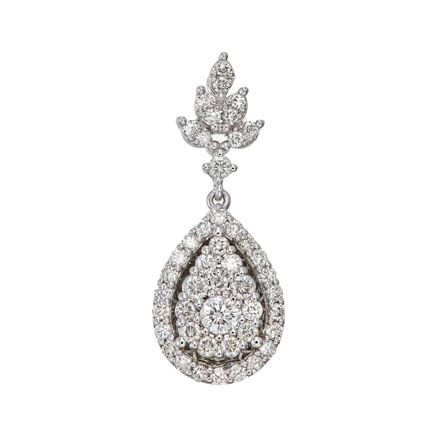Кулон из белого золота SARGON JEWELRY P1516-1001 с бриллиантами
