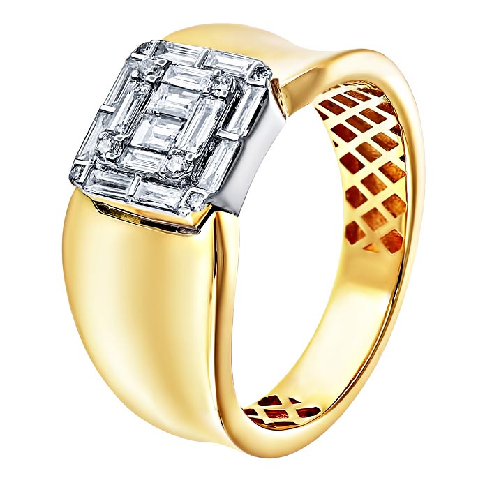Золотое кольцо SARGON JEWELRY R2701-2001 с бриллиантами