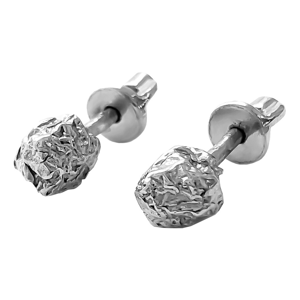 Серебряные серьги пусеты-гвоздики ''Folio'' SBLESKOM 11080-sb