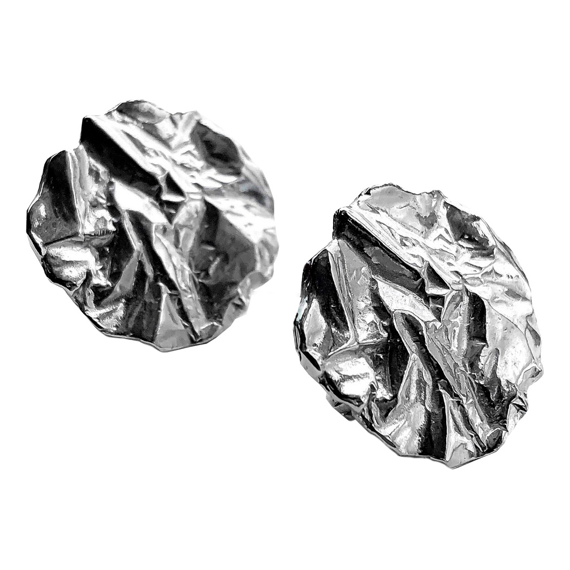 Серебряные серьги пусеты-гвоздики ''Folio'' SBLESKOM 11112-sb