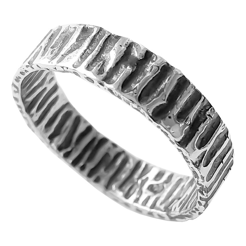 Серебряное кольцо ''Circle'' SBLESKOM 11250-sb