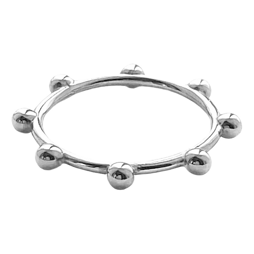 Серебряное кольцо ''Bubble'' SBLESKOM 11491-sb