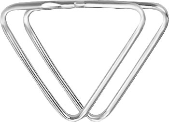 Серебряные серьги кольца конго Серебро России S-013R-74668