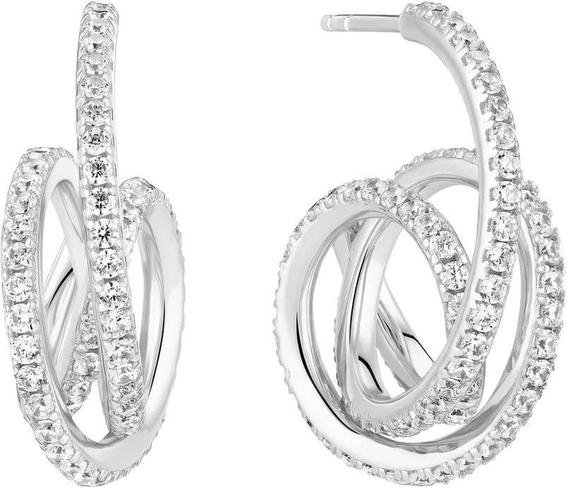 Серебряные серьги SIF JAKOBS SJ-E2590-CZ c фианитом