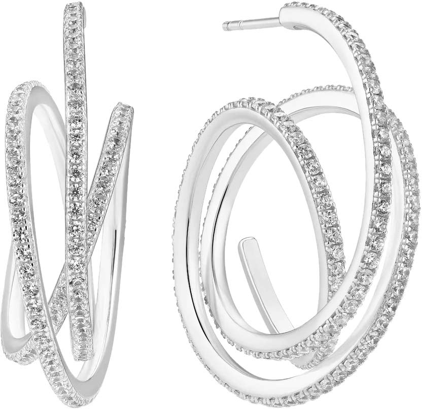 Серебряные серьги SIF JAKOBS SJ-E2591-CZ c фианитом