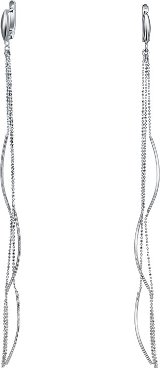 Серебряные длинные серьги с подвесками Silver Wings 02FYE8712-113
