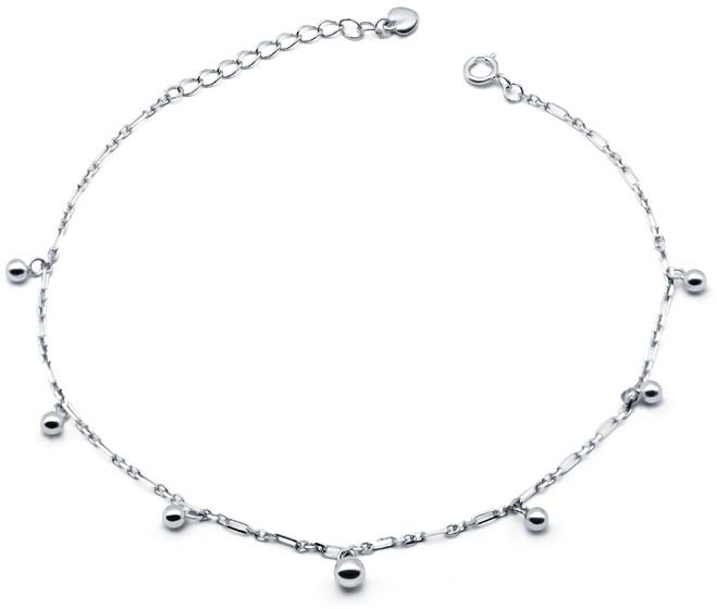 Серебряный браслет на ногу с подвесками Silver Wings 0411911200