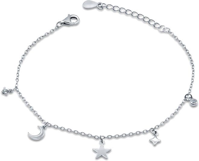 Серебряный браслет с подвесками Silver Wings 04DB1145-202 с кубическим цирконием