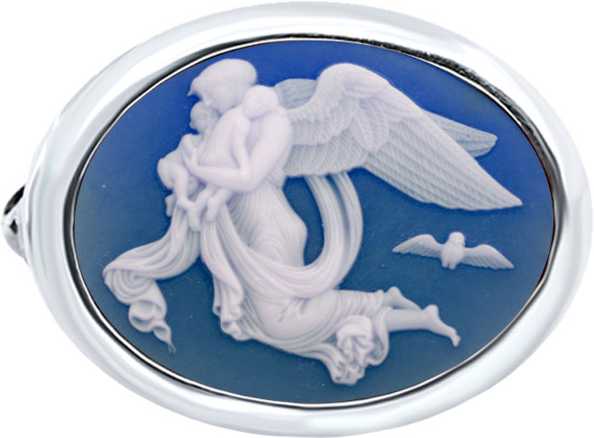 Серебряная брошь Silver Wings 0802V7-01