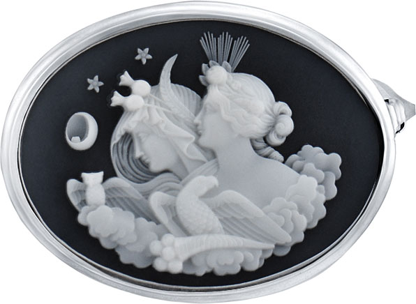Серебряная брошь Silver Wings 0802V9-01