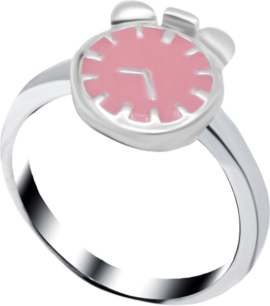 Детское серебряное кольцо Silver Wings 211SE60095/lpink-119 с эмалью