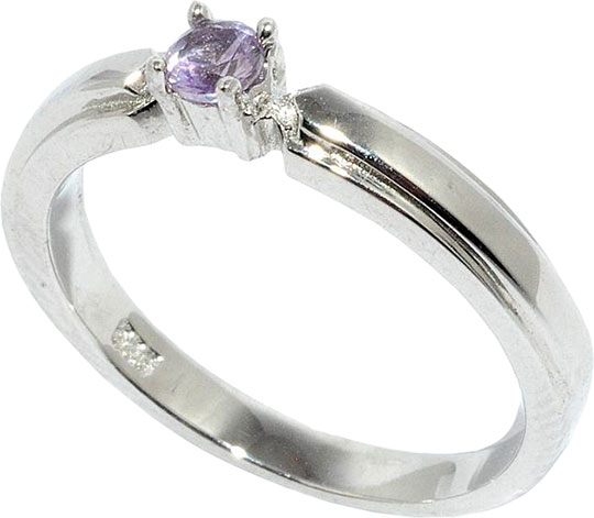 Серебряное помолвочное кольцо Silver Wings 21QRMMI00165-19-aleksandrit с александритом