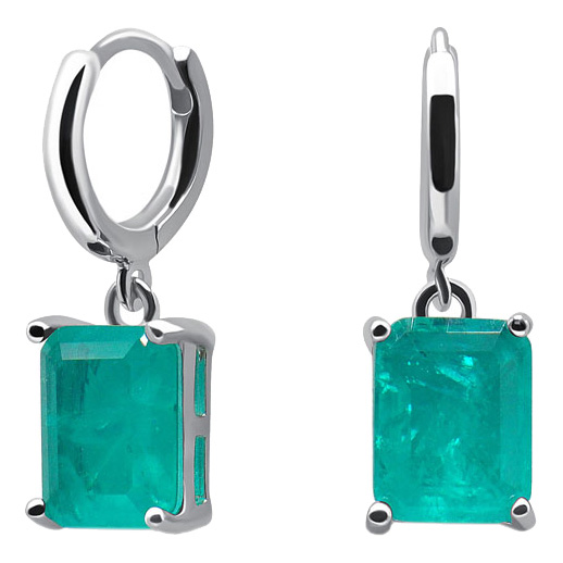 Серебряные серьги с подвесками Silver Wings 2212731061E с кварцем