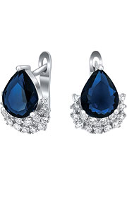 Серьги Silver Wings 22KNYS1413-155-sapfir