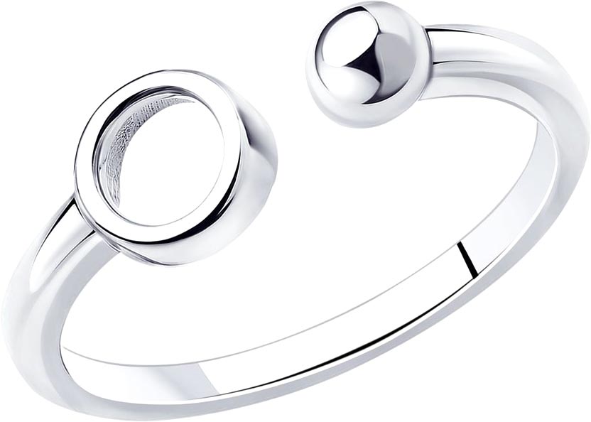 Серебряное открытое кольцо SKLV 94013285